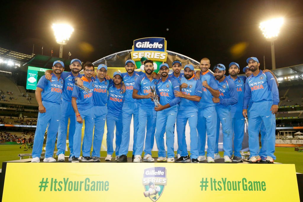 Team India rise to 2nd in ICC ODI rankings